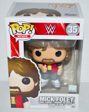 Funko POP WWE WWF Mick Foley #35 Wrestling Vinyl Figure Vaulted Retired MINT🔥 picture
