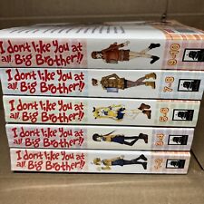 Lot Of 5 I Don't Like You At All, Big Brother Volume 1-10 Manga Set English picture