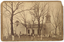 Richmond Virginia Old St. John's Church Graves Cabinet Card Antique Photograph picture