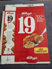 Vintage 1989 Kelloggs Product 19 ~New Unused~Flat  Cereal Box Sony Walkman Offer picture