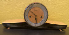 Vintage Zentra Mid-Century Art Deco mantel clock RARE  READ Description picture