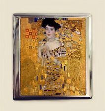 Gustav Klimt Adele Cigarette Case Business Card ID Holder Wallet Art Nouveau picture