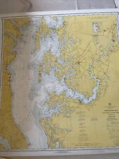 1967 Chesapeake Bay Map / Chart 1225, Cove Point To Sandy Point,  C&GS, 39”x36” picture