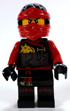 Lego Ninjago Red Black Ninja KAI Digital Light Up Alarm Clock Minifigure 9