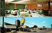 Drake Motel & Restaurant Chattanooga Tenn. Postcard Chrome Multi View 1950's Era picture