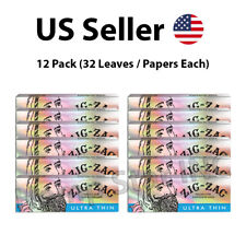 12x Packs Zig Zag Ultra Thin Rolling Papers ( 32 Leaves Each Pack ) picture