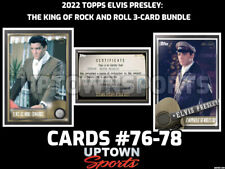 2022 Topps Elvis Presley The King of Rock and Roll Bundle - Cards #76-78 PRESALE picture