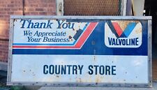 VTG VALVOLINE GAS STATION/COUNTRY STORE ADVERTISING APPROX 94x46 picture