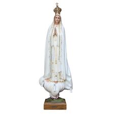 29.5 Inch Our Lady Of Fatima Virgin Mary Religious Statue Made in Portugal #1037 picture
