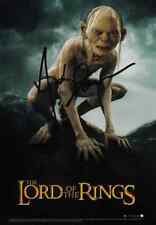 Andy Serkis Signed Autograph The Lord of The Rings Gollum 4x6 Card COA picture