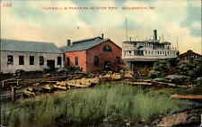 Brunswick Georgia GA Hansell & Parkers Marine Railway c1910 Postcard picture