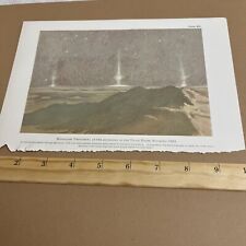 Antique 1898 Plate of a 1893 Moonlight Phenomena at Beginning of Polar Night picture