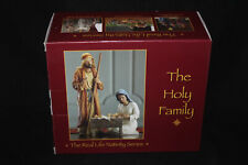New Real Life Nativity Series,The Holy Family, 4pc Set: Jesus-Mary-Joseph-Manger picture