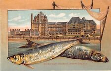Marlborough-Blenheim Hotel, Atlantic  N.J, Early Embossed Postcard, Used in 1914 picture