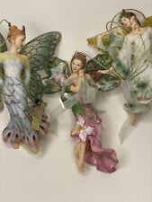 3 Ashton Drake On Wings of Light Fairy Dragonfly Butterfly & Orchid 6” Lot READ picture