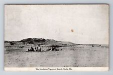Wells ME-Maine, The Sand Dunes, Ogunquit Beach, Antique Vintage c1914 Postcard picture