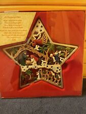 Vintage R. Fogle Dicksons - A Christmas Star Nativity Wall Hanging Decoration  picture