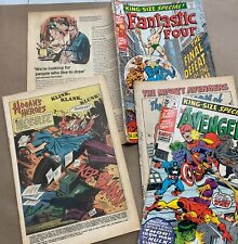 Fantastic Four & Avengers King Size Special. *Rare* Covers are off, rest is okay picture