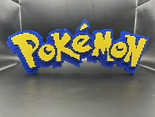 8-Bit Pokemon Logo Sign Display | 3D Wall Desk Shelf Art picture