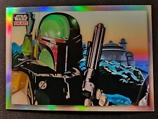 2023 Topps Chrome Star Wars Galaxy A Squad Of Bounty Hunters Refractor #58 picture