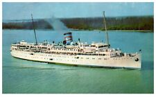 Miami Florida Eastern Steamship Corp SS EVANGELINE Postcard Unposted c.1960 picture