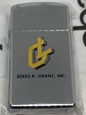 VTG 1969 Zippo Slim Lighter Louis A. Grant Inc Pittsburgh, PA  EXTREAMLY RARE picture