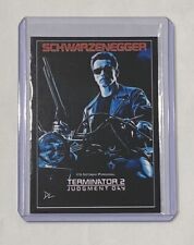 Terminator 2 Limited Edition Artist Signed “Judgement Day” Trading Card 3/10 picture