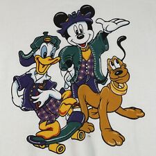 Vtg 90s Mickey Unlimited Jerry Leigh Sweatshirt Hip Hop Skateboard Donald Pluto  picture