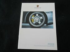 2005 Porsche PCCB Ceramic Brakes Catalog 911 997 Carrera 996 GT2 Turbo Brochure picture