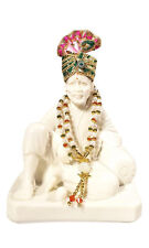 Shirdi Sai Baba Italian Marble Pure Resin Dwarkamai Statue Sai Baba Idol Home picture