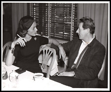LAUREN BACALL + DANNY KAYE (1957) HOTEL RITZ DINNER PORTRAIT ORIG Photo 650 picture