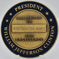 Bill Clinton POTUS White House Usher Worthington White Challenge Coin picture