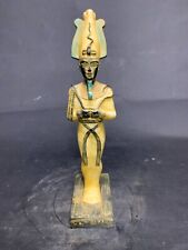 Rare Marvelous Osiris Altar Statue - Handmade Egyptian Lord of the Underworld picture
