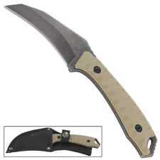 Death Regiment Outdoor Fixed Blade Full Tang Hunting Knife - Free Sheath- 8 In picture