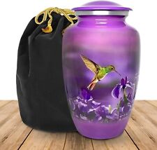 Hummingbird Cremation Urns for Human Ashes Adult Memorial 200 LBs Velvet Bag picture
