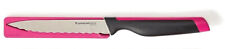 NEW Tupperware Chef Series Serrated Utility Knife W/ Sheath 6 In Blade Pink picture