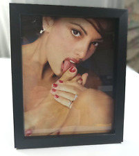 SEXY FEET 8X10 PHOTO MAGAZINE PAGE FRAMED RED PAINTED TOENAILS picture