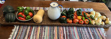 36” Long Woven Twig Basket Holiday Harvest Table Mantle Shelf Decor Handmade picture