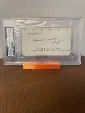 GEORGE W. RUSSELL - SIGNED AUTOGRAPHED ALBUM PAGE - PSA/DNA SLABBED & CERTIFIED picture