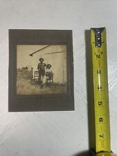 Antique Photograph Two Men Accordion Rare picture