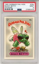 1985 Topps OS1 Garbage Pail Kids Series 1 BUGGY BETTY 39a Matte Card PSA 9 picture