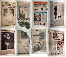 Madonna newspaper clippings - Michigan publications - 92 pieces picture