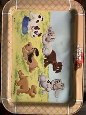 Three (x3) 1986 Pound Puppies Tonka Lunch TV Dinner Tray G+ picture