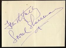 Lowell Sherman d1934 signed autograph 3x5 Cut Film Director She Done Him Wrong picture