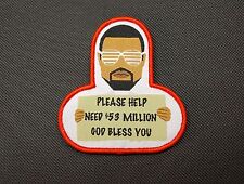 Kanye West Needs $$$ Morale Patch Yeezy God Bless You Hook & Loop picture