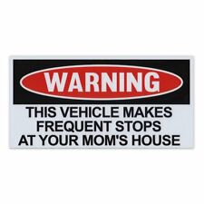 Complete set of 6 Decals Funny Warning Stickers Man cave Toolbox MADE USA 