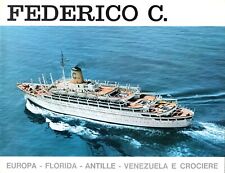 1968 Costa FEDERICO C. Deluxe Brochure w/ Color-Coded Deck Plans & Interiors picture