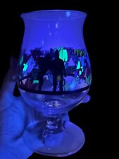 (2) Duvel Belgium Beer Glass 2022 Special Limited Artist Edition FAKE Glows UV picture