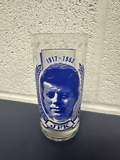 Vintage JFK Memorial glass/tumbler 1917-1963  President John F Kennedy picture