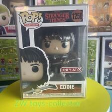 NEW MINT Funko Pop Stranger Things#1250 Eddie Munson Exclusive W/protector HOT picture